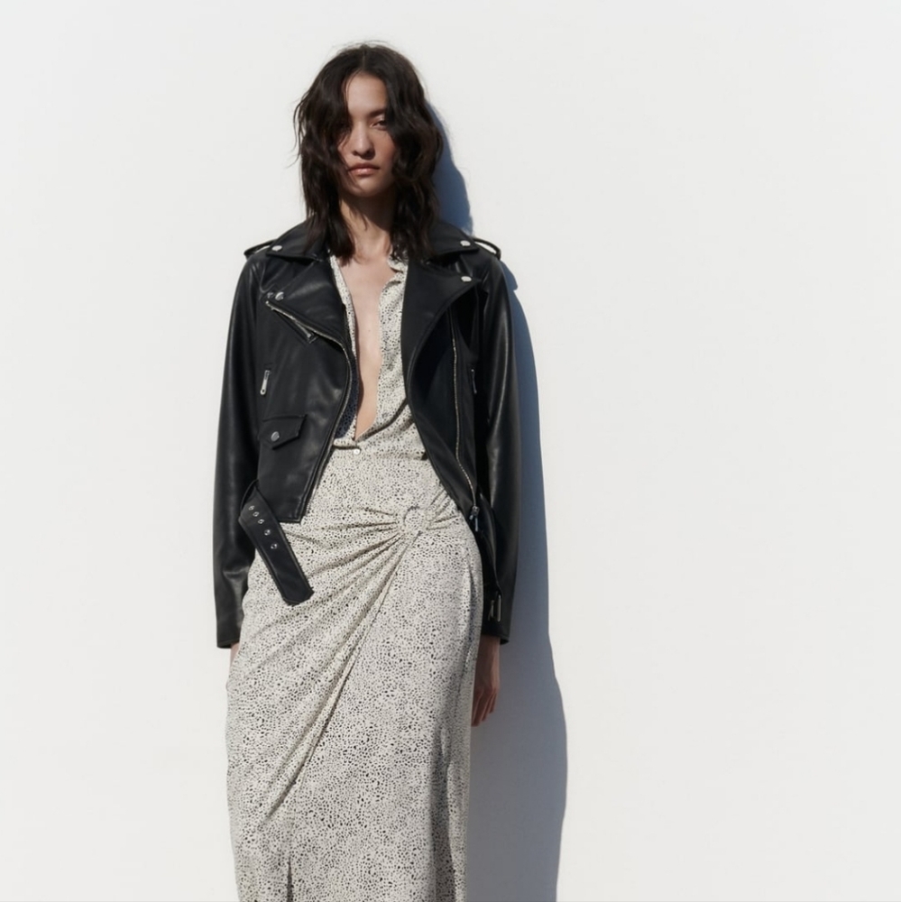Brand New Zara Leather Jacket